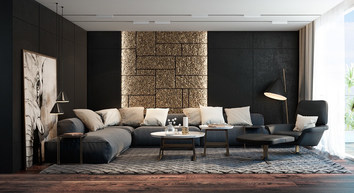 Modern Black Living Room Decor at Gwendolyn Ortiz blog