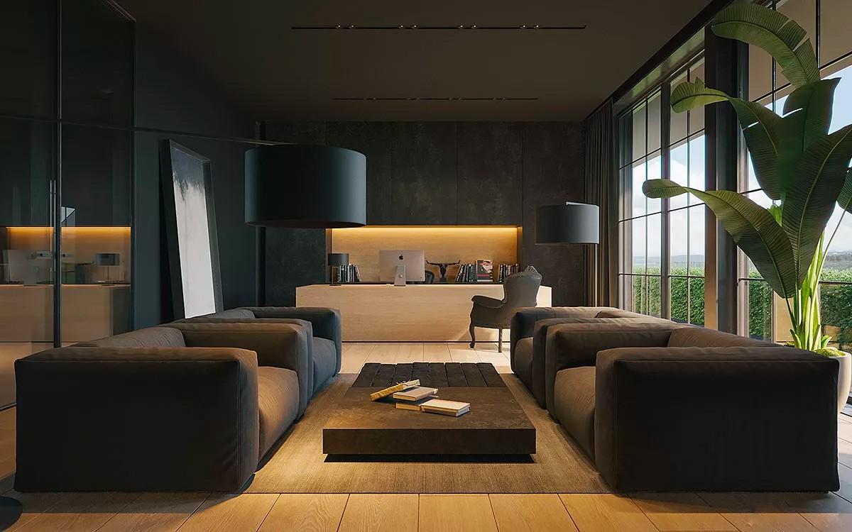 40 Black Couch Living Rooms With Tips To Help You Decorate Yours