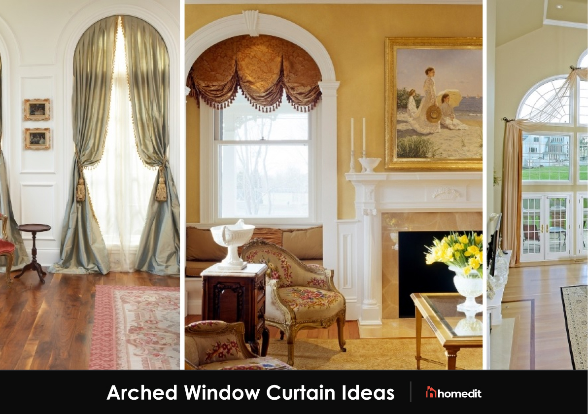 10 Arched Window Curtain Ideas for Every Style - Homedit