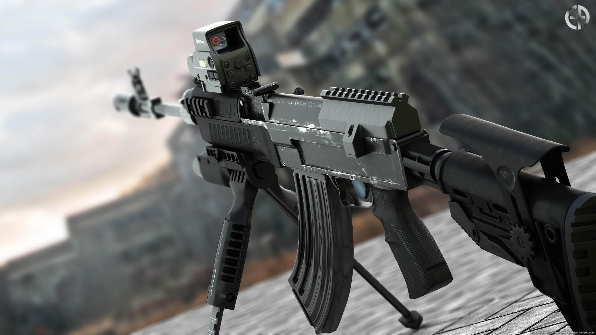Upgraded VZ-58 - 3d Artist Eran Ashraf - Hum3D