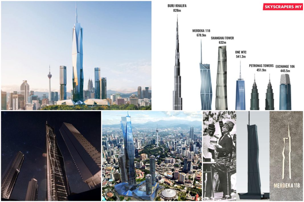 Merdeka 118, Menara Ke-2 Tertinggi Di Dunia Bakal Siap Tahun 2021. Tak Sabar! - LIBUR