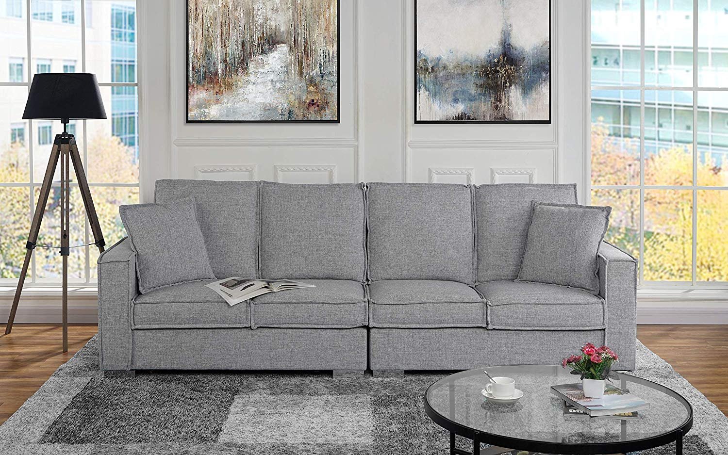 Large Comfy Fabric Sofas At Paul Billups Blog