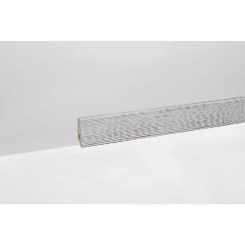 Preisvergleich Für Classen Clip-Fußleiste 240 Cm 58 X 19 Mm Kiefer Weiß Clip-Fußleiste, BxHxT...