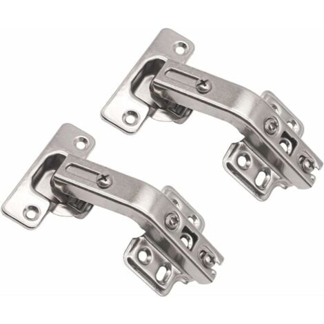 2Pcs Cupboard Door Hinge, Kitchen Door Hinge, Folding Cabinet Door Hinges Kitchen Cabinet 135...