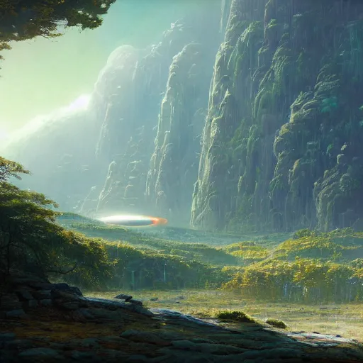 A Vast Planetary Peaceful Sci Fi City By James Gurney| Stable Diffusion| OpenArt