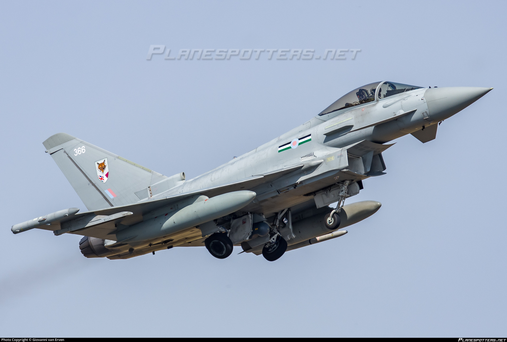 ZK366 Royal Air Force Eurofighter EF-2000 Typhoon FGR.4 Photo By Giovanni Van Erven | ID 1490198 ...