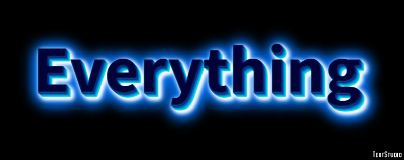 Everything Text Effect and Logo Design Word
