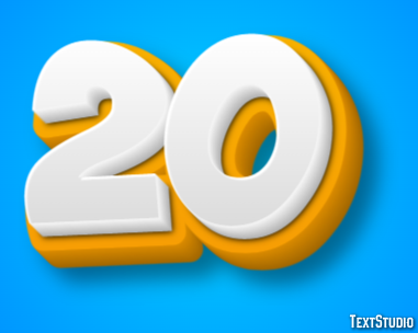 20 Text Effect and Logo Design Number