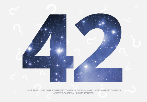 What is 42 (h2g2, meaning of life, The Hitchhiker&#39;s Guide to the Galaxy)?