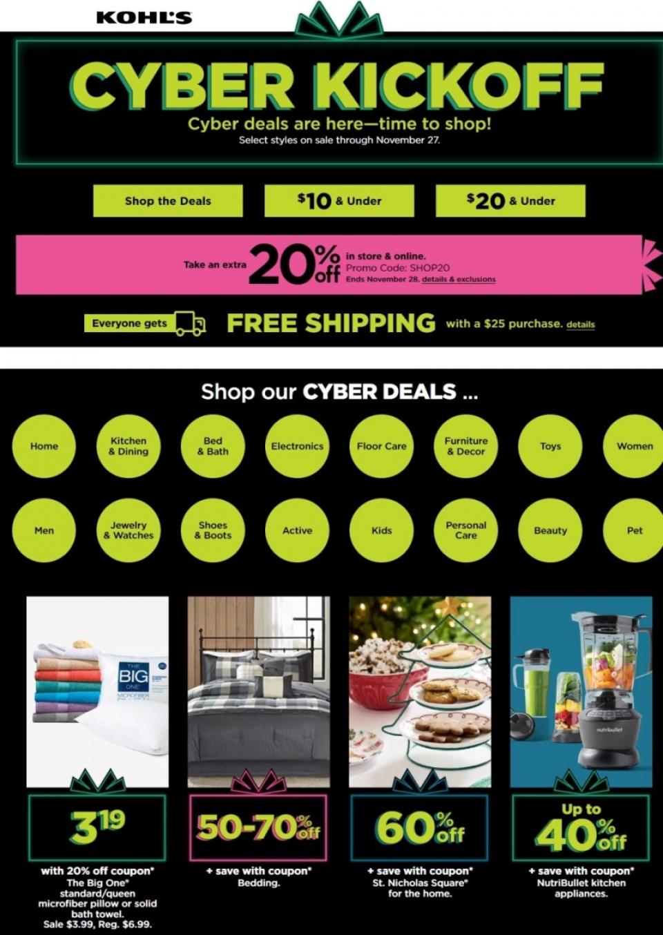 Kohl&#39;s Cyber Monday Ad 2022 - WeeklyAds2