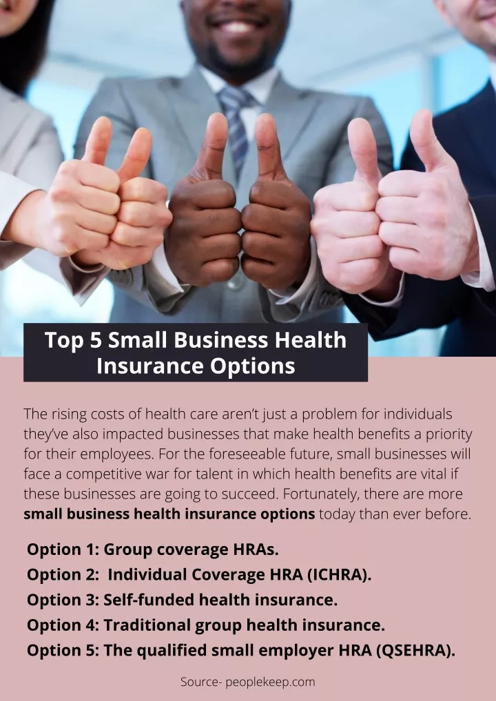 PPT - Top 5 Small Business Health Insurance Options PowerPoint Presentation - ID:10474681
