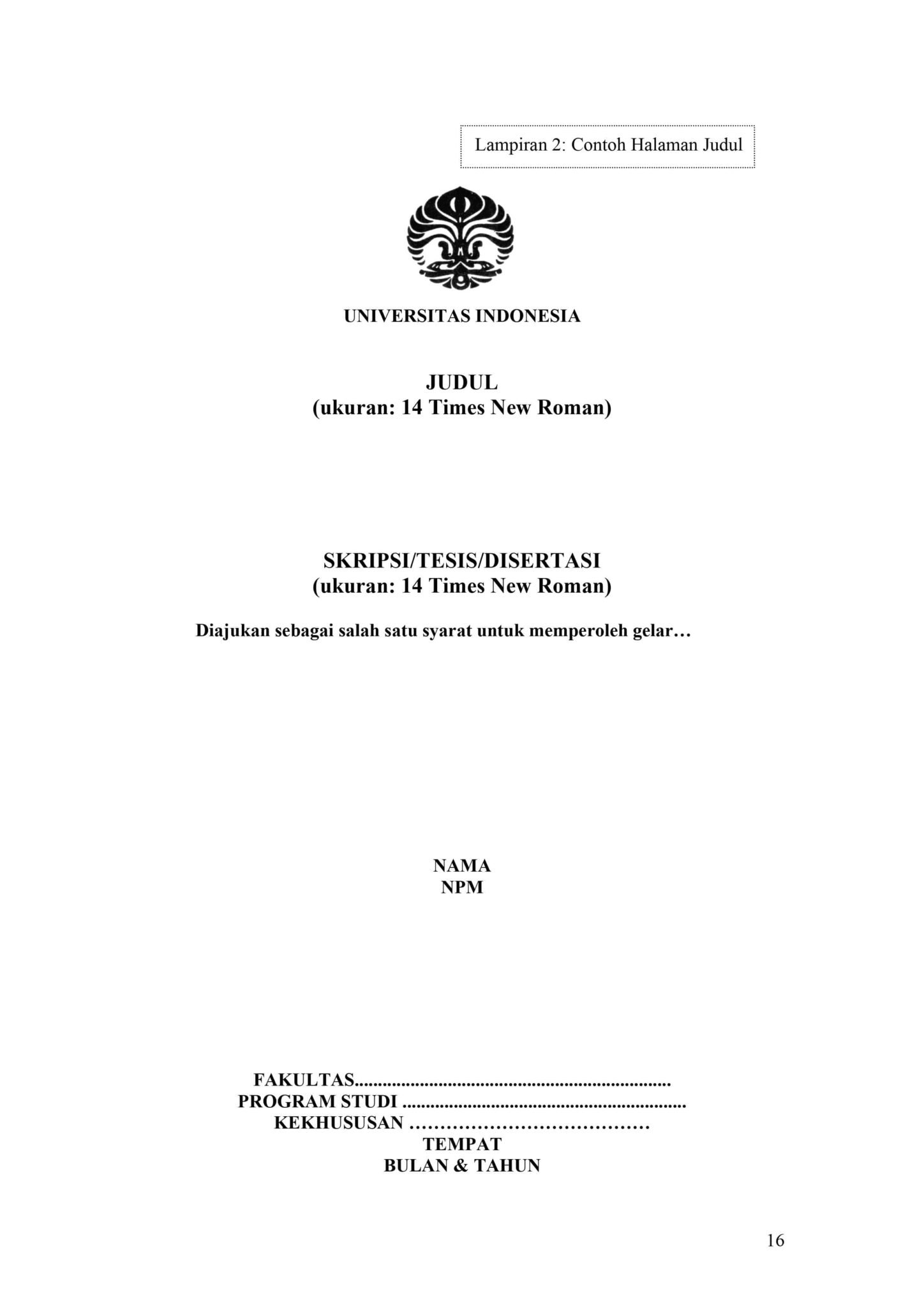 Contoh Cover Makalah: Pengertian, Ciri, Format Dan Templatenya - Best Seller Gramedia