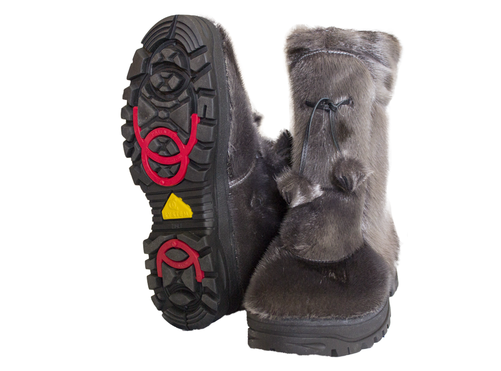 Bottes D&#39;hiver Pajar Alaska En Mouton Avec Crampons