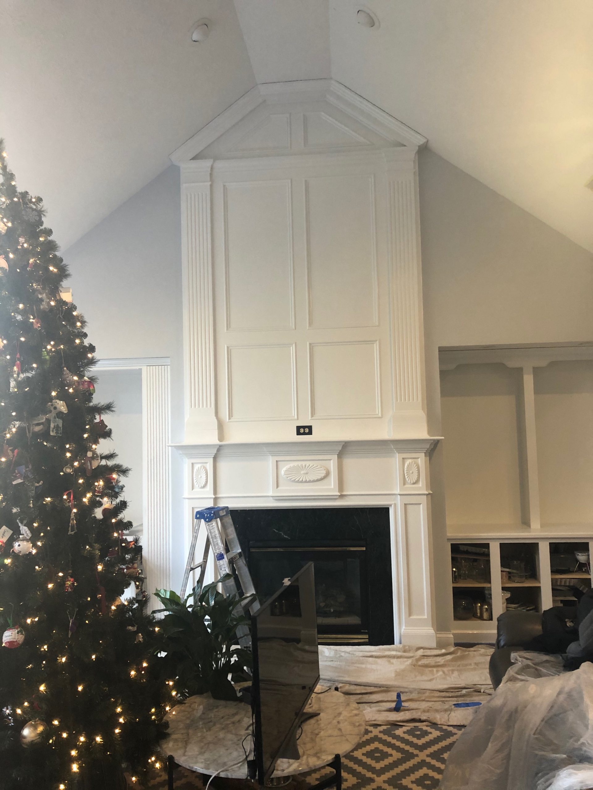 Vaulted Ceiling Fireplace Images | Shelly Lighting