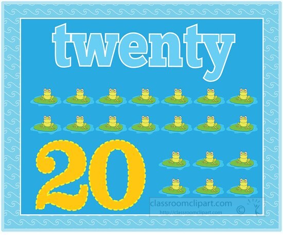 Number 20 Clipart