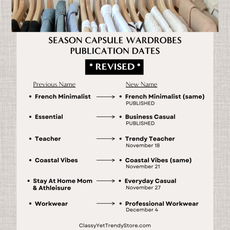 Capsule Wardrobe Archives - Page 4 Of 48 - Classy Yet Trendy