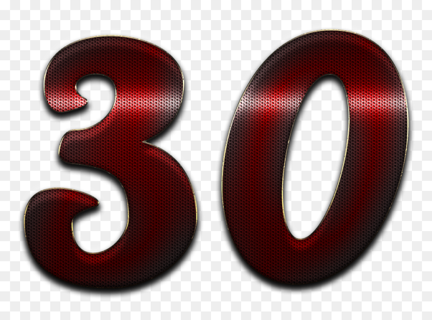 Number 30 Cliparts Png Images | PNGEgg #3217802