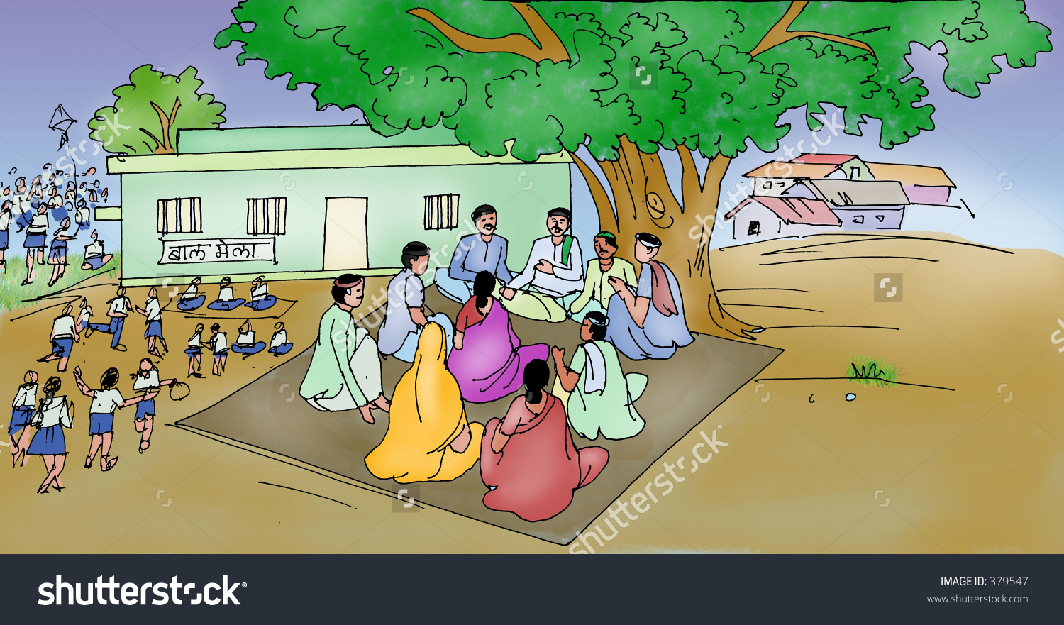 Village India Clipart - Clipground
