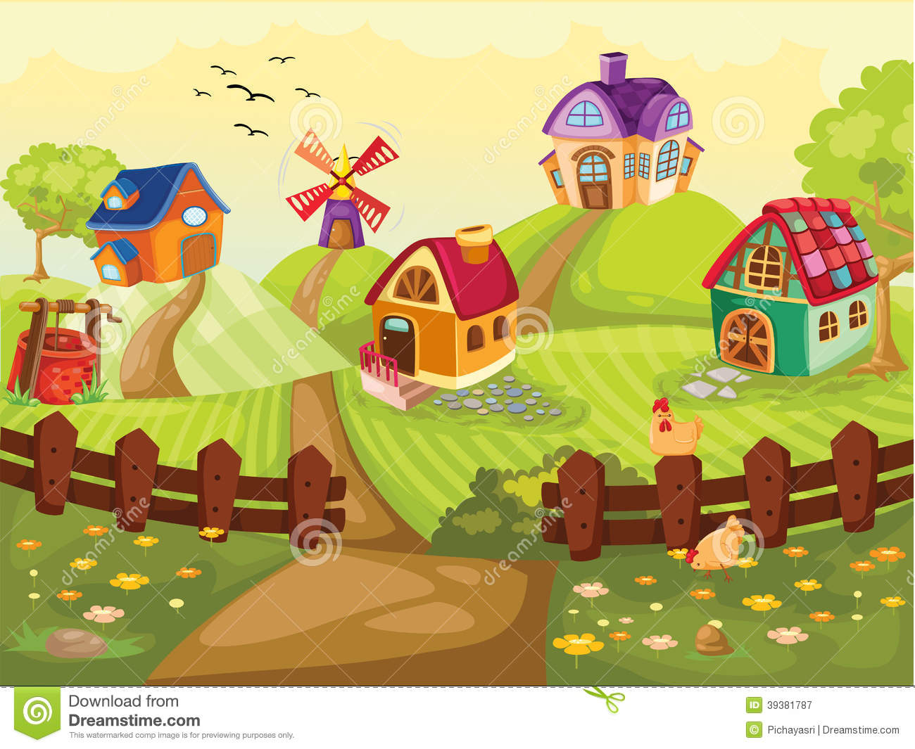 Village Clipart - Clipground