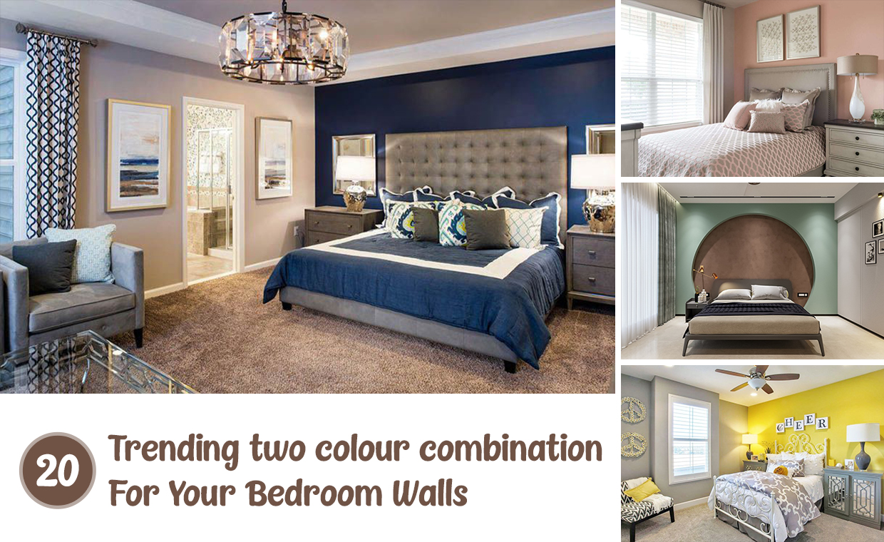 Two Colour Combination For Bedroom Walls 2019 At Johnny Will Blog