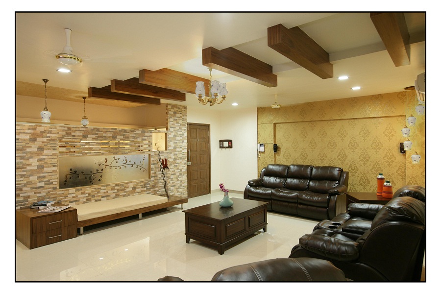 Living Room is Captivating Blend of Contemporary and classical Motifs