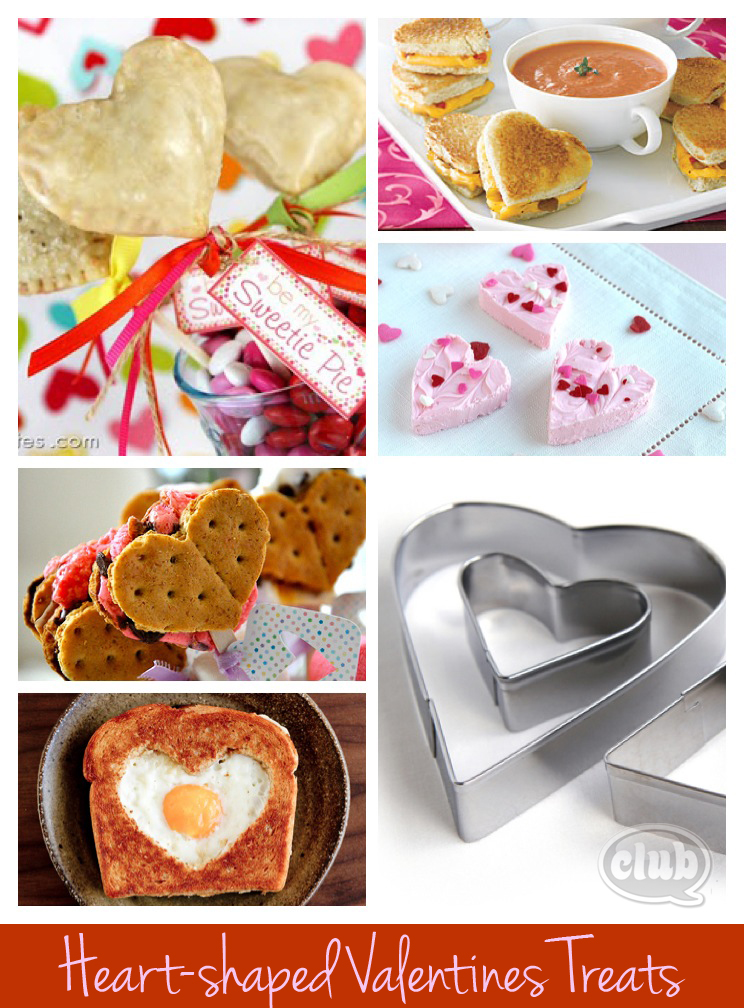 Heart-shaped Valentines Day Treats