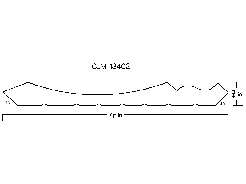 CLM 13402 - Classic Mouldings Inc