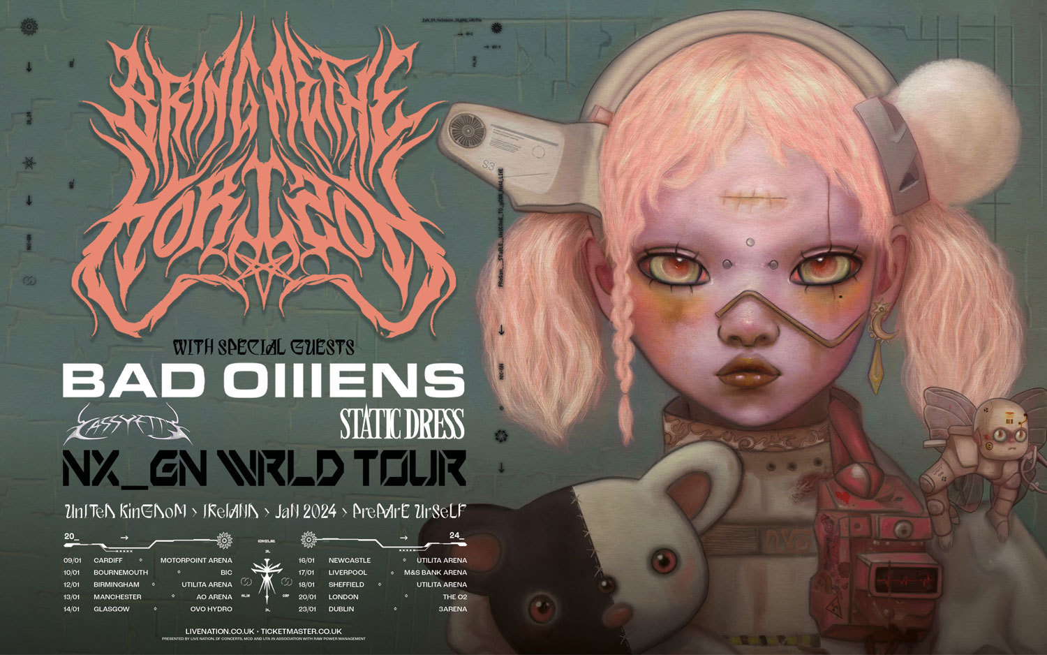 Bring Me The Horizon Tour Dates 2024 - Joyan Malvina