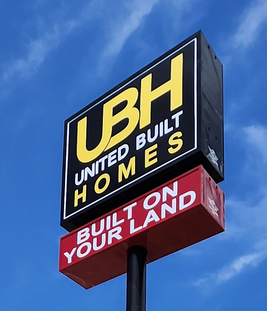How We Created A Show-Stopping Sign For UBH Homes — Coast Graphics & Signs