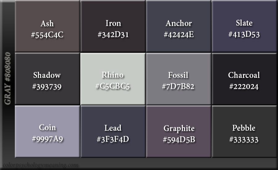 Meaning of Color Gray - Symbolism, Psychology & Personality