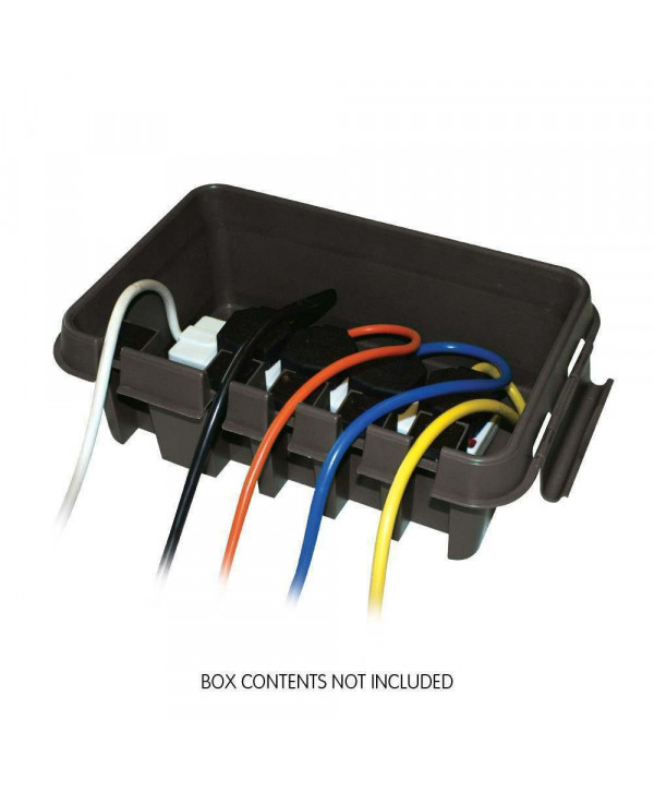DriBox Medium Weatherproof Junction Connection Box For Cables Sockets Electrics Garden