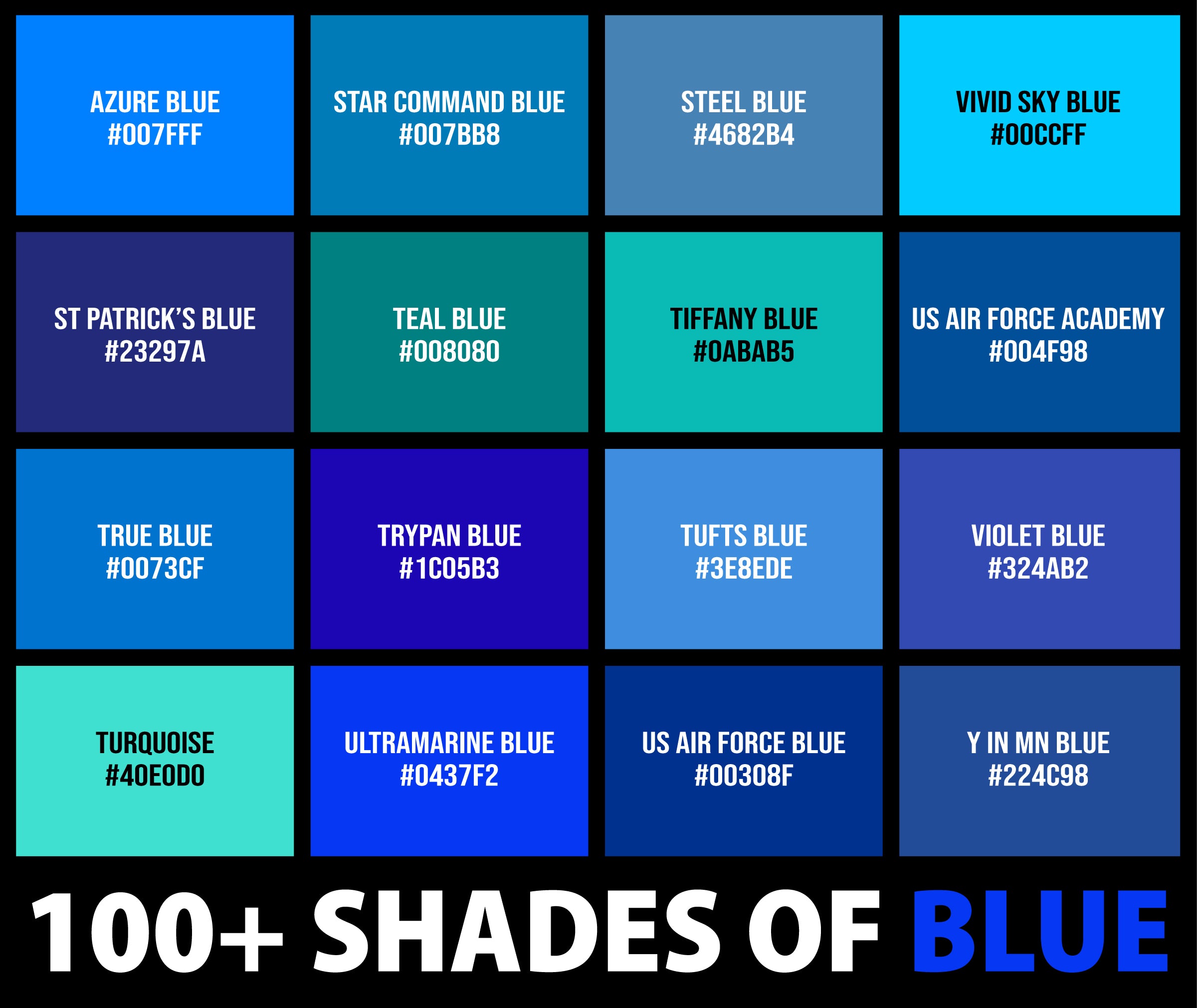 27 Best Blue Color Palettes With Names & Hex Codes – CreativeBooster