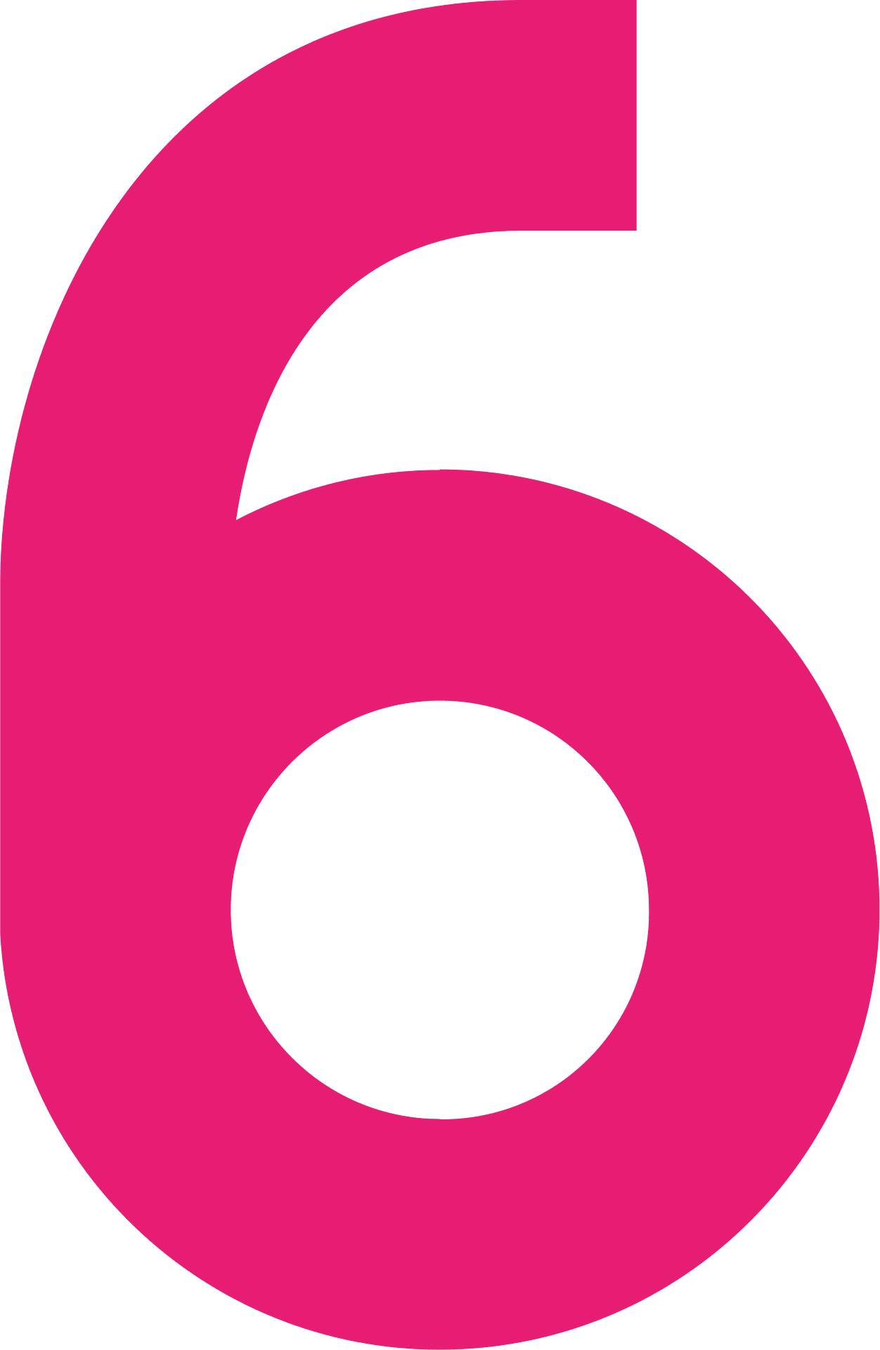 Number Six Png