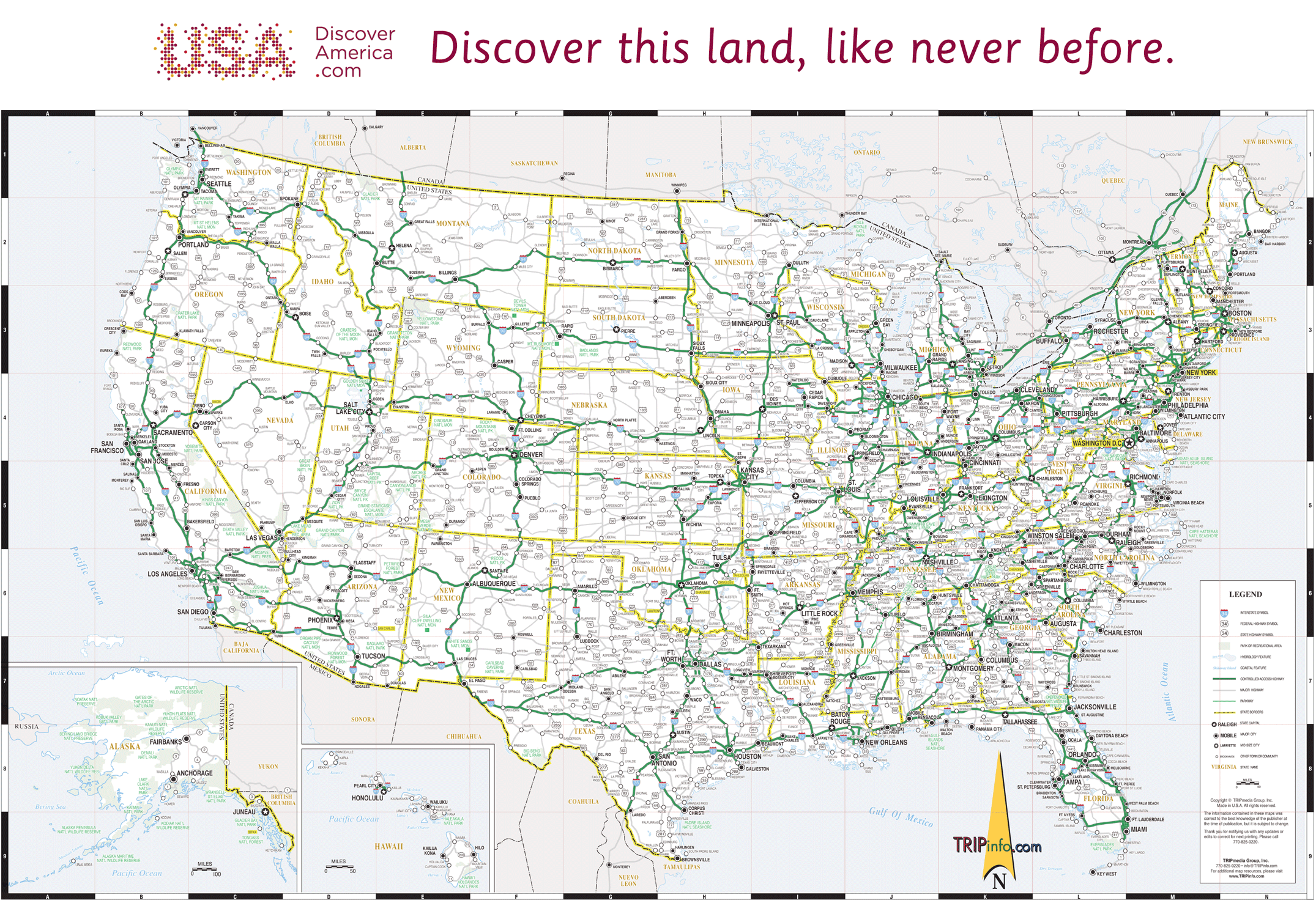 Us Road Map 2025 - David C. Wright