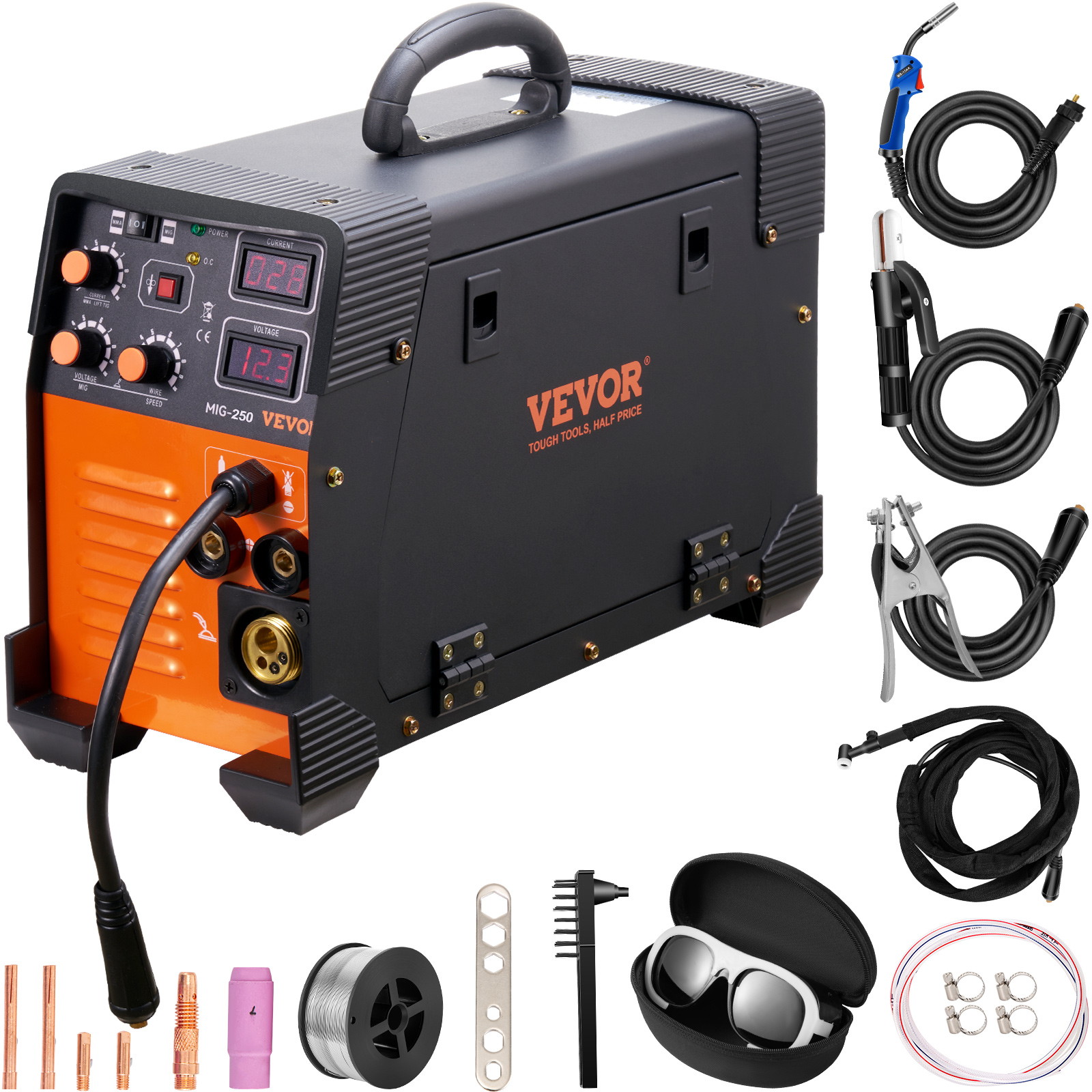 VEVOR TIG Welder In 1, 110V High Frequency TIG/Stick/Clean, 50% OFF