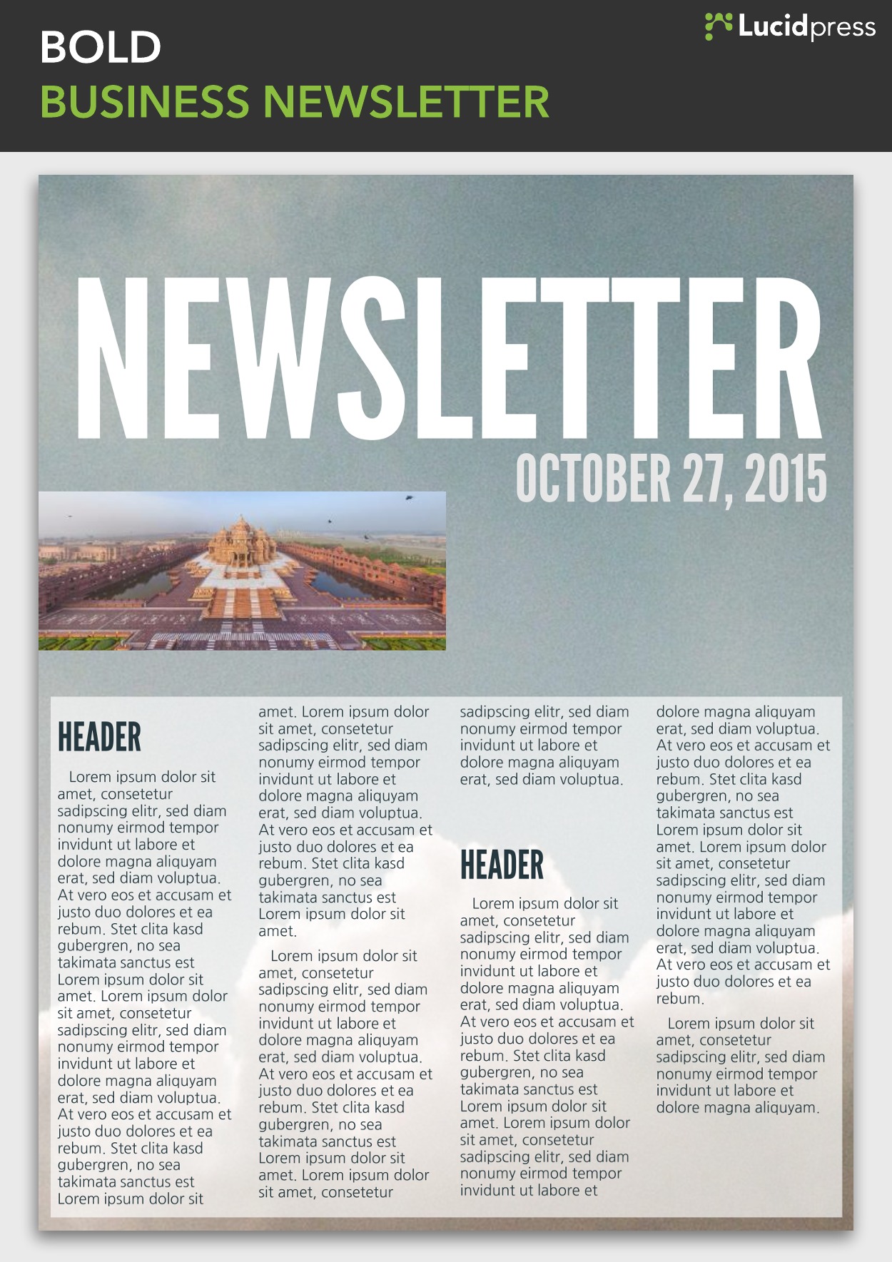 13 Best Newsletter Design Ideas To Inspire You| Lucidpress
