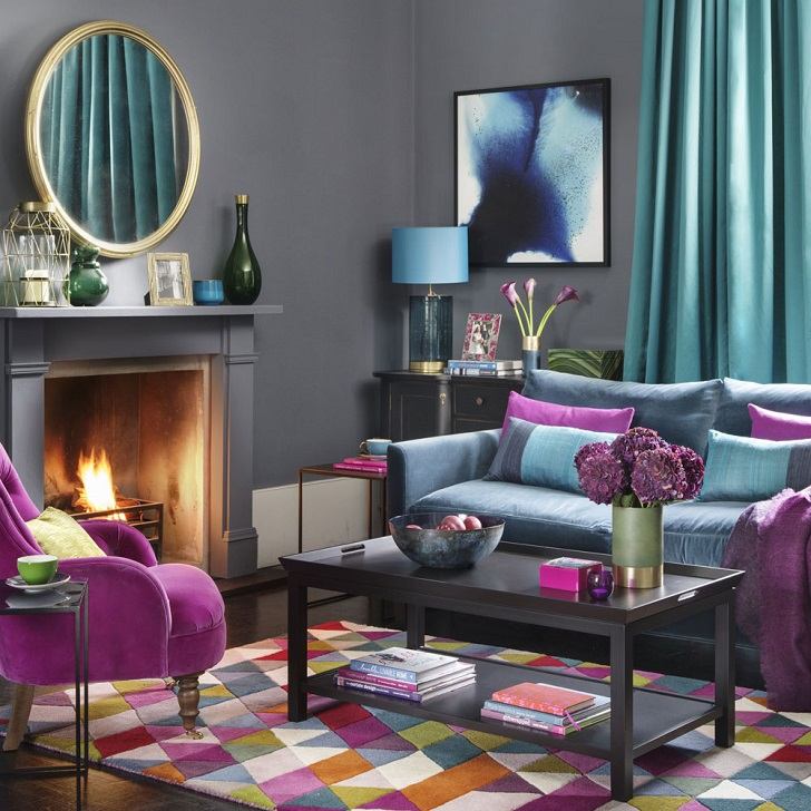Living Room Ideas With Color Palettes | Baci Living Room