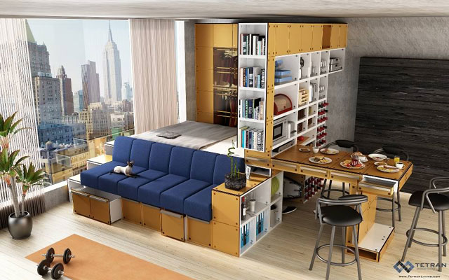 Multi-Functional Furniture Designs By Tetran - Decoholic