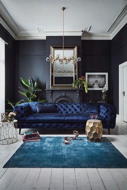 6 Best Dark Dramatic Living Room Ideas – OBSiGeN