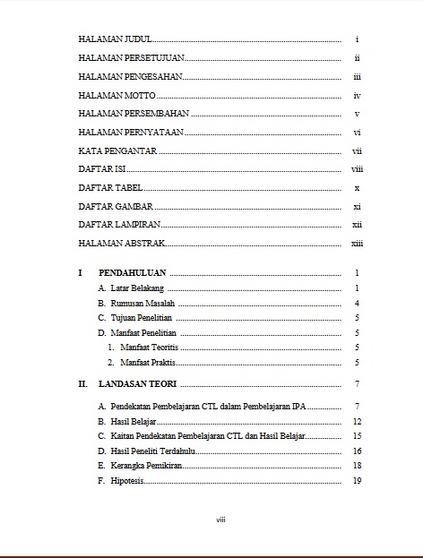 Sistematika Penulisan Skripsi [Lengkap Bab 1-5] - Update 2022