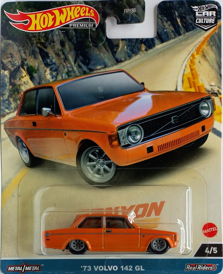 Hot Wheels Car Cultures 2023 C Case Canyon Warriors - &#39;73 Volvo 142 GL| DIECAST REPUBLIC...