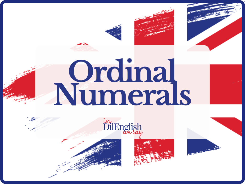 Ordinal Numerals