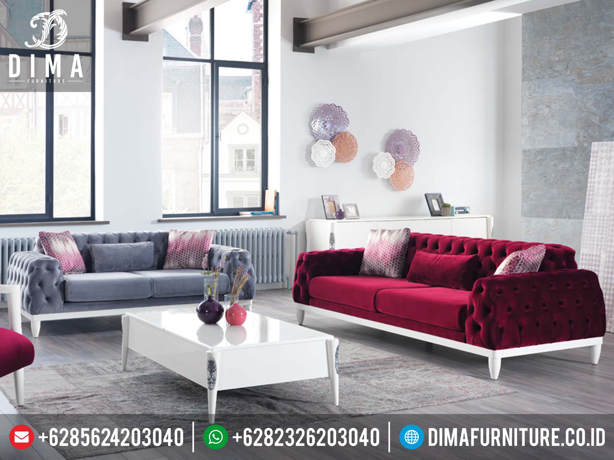 Jual Sofa Tamu Minimalis 2017 Harga Kursi Murah Set Jepara Terbaru Df 0096