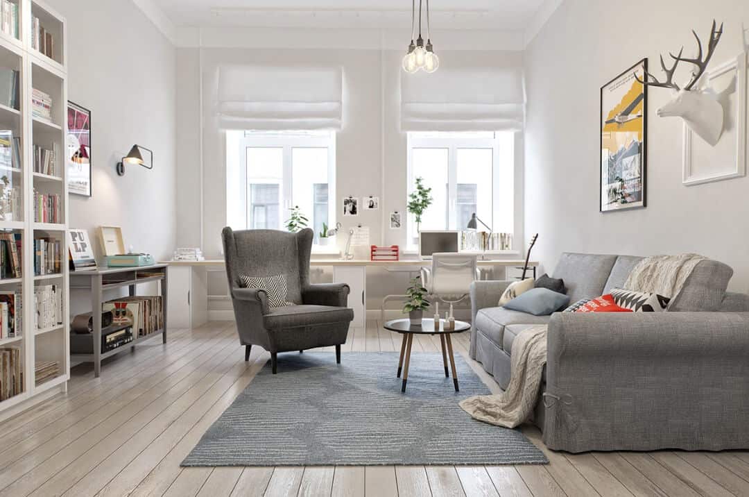 Scandinavian Living Room Interior Design | Baci Living Room