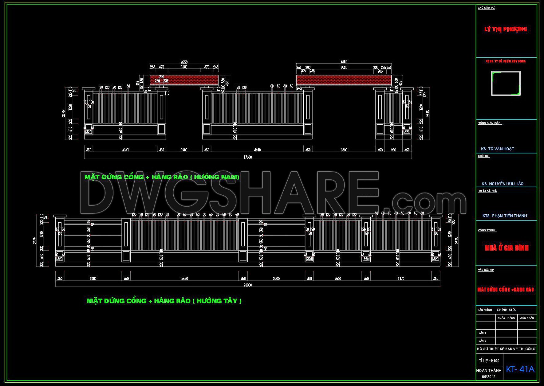 176. Download Cad Drawings For Technical Design And Construction Of Gates And Fences For ...