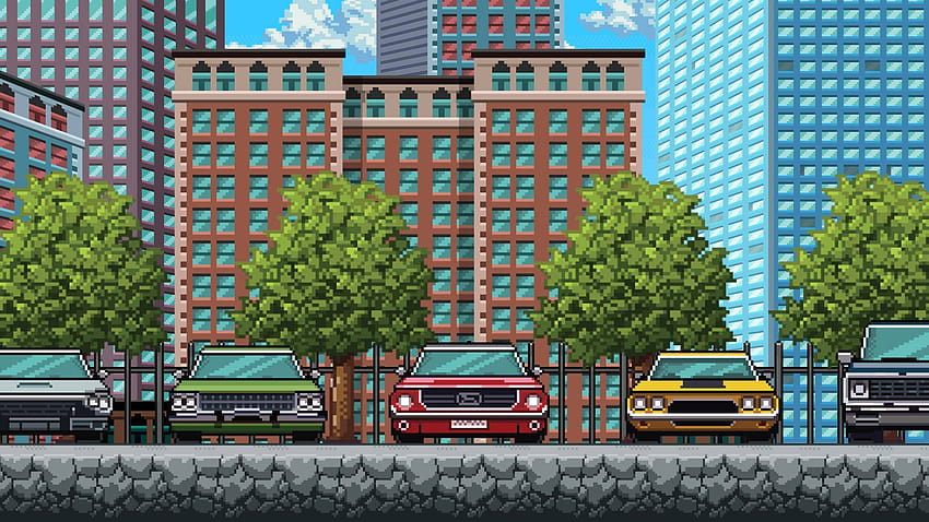 The World Of Pixel Art: Create Your Own Video Game World – CLASS101 USA、芸術的な建物のピクセル アート 高画質の壁紙...