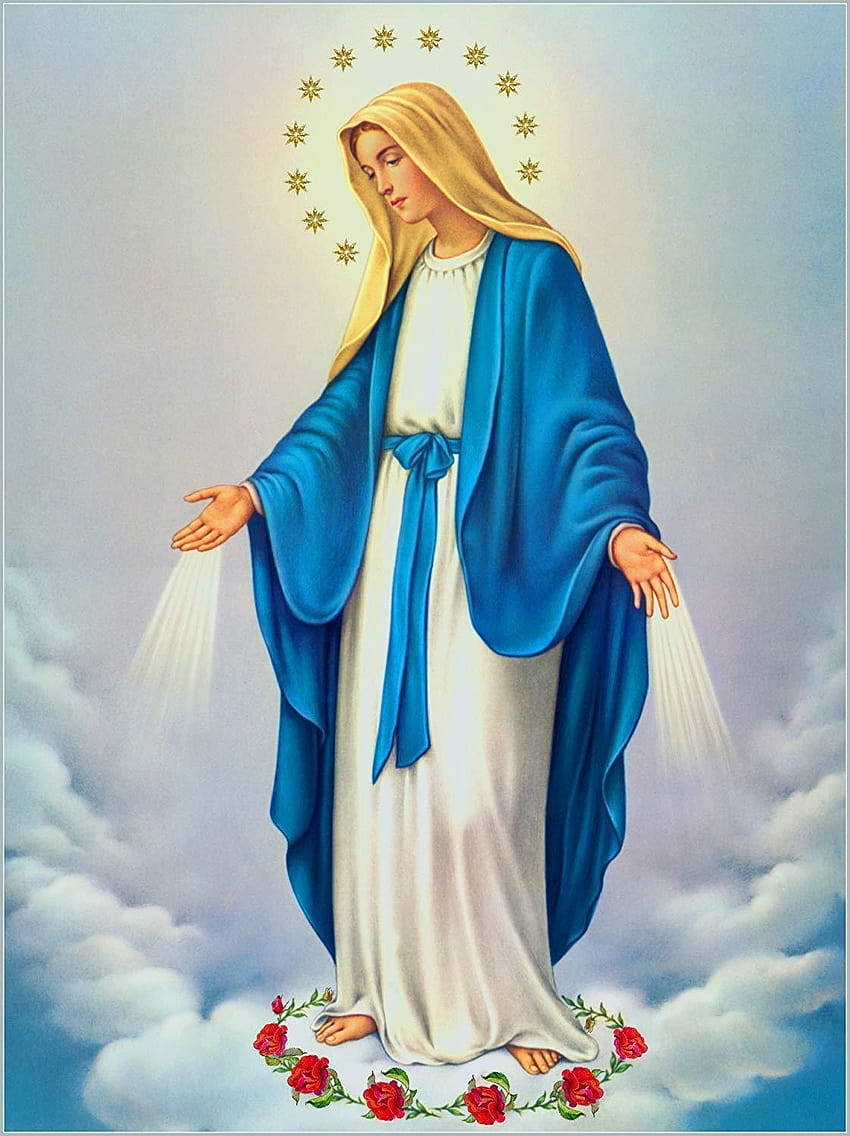 Mother Mary Praying Wallpaper