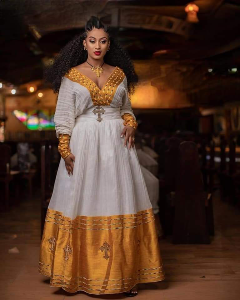 Eritrean And Ethiopian Habesha Traditional Dress East Afro, 60% OFF