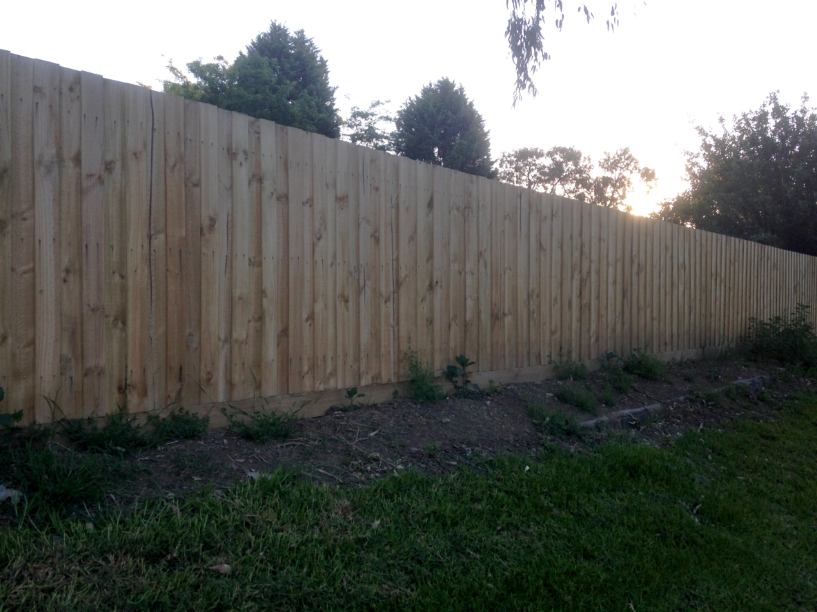 Timber Fencing Treated Pine Paling| Eastside Fencing