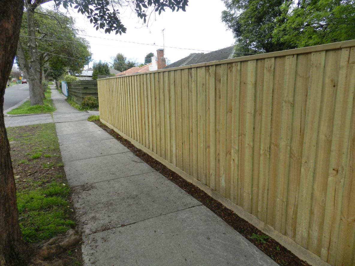 Timber Fencing Treated Pine Paling| Eastside Fencing